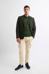 Williot Jaqueta de lã espiga Verde