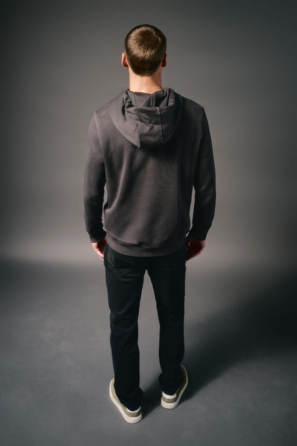 OOTO Sweatshirt com capuz Cinzento