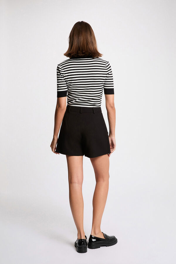 Morgan Camisola de riscas manga curta Impress&atilde;o