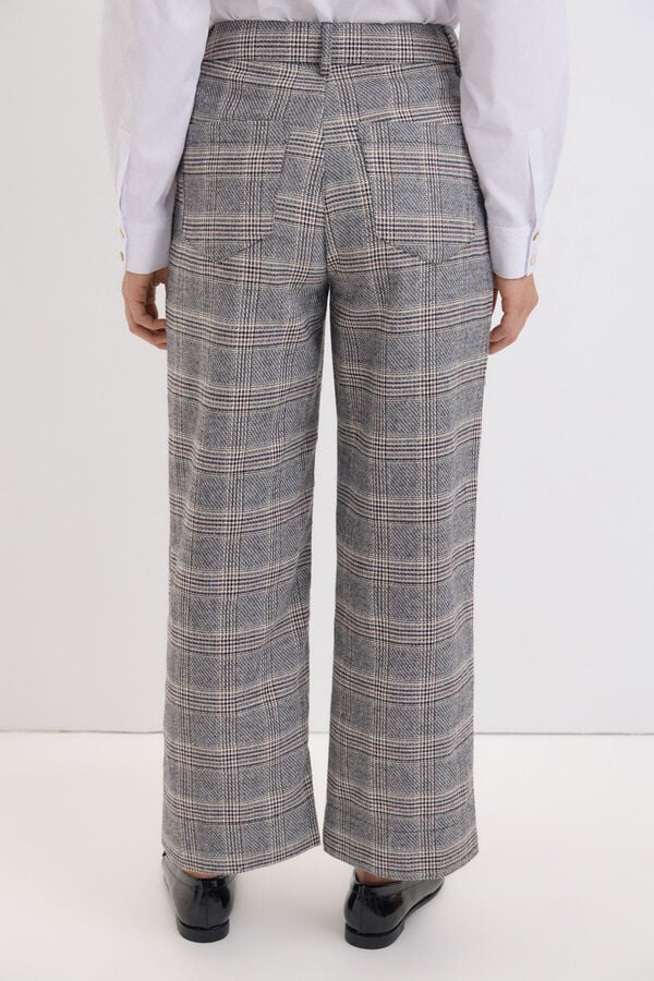 Cortefiel Straight cut trousers Multicolour