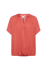 Cortefiel Satin-finish short sleeve blouse Multicolour