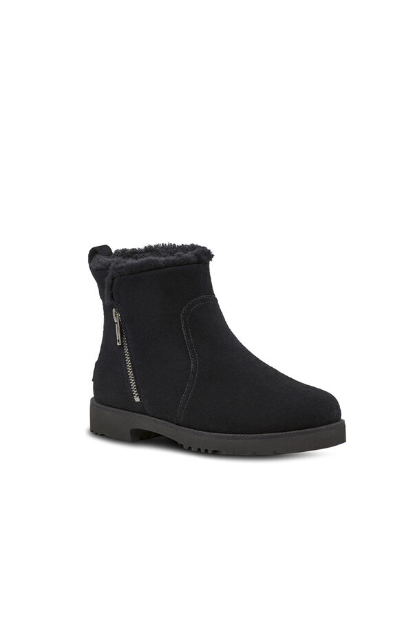 Cortefiel Romely zip boot. UGG Brand Black