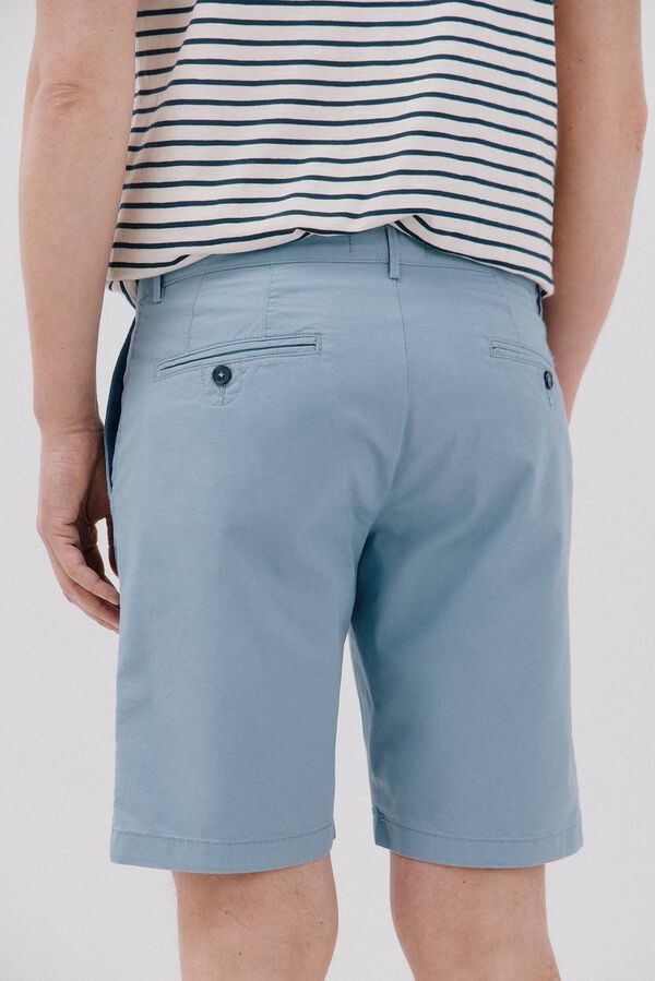 Cortefiel Chino bermuda shorts Blue