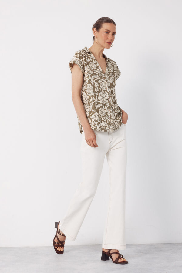 Cortefiel Piqu&eacute; polo Multicolour