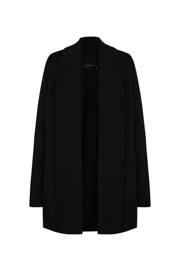 Cortefiel Shawl collar jacket Black