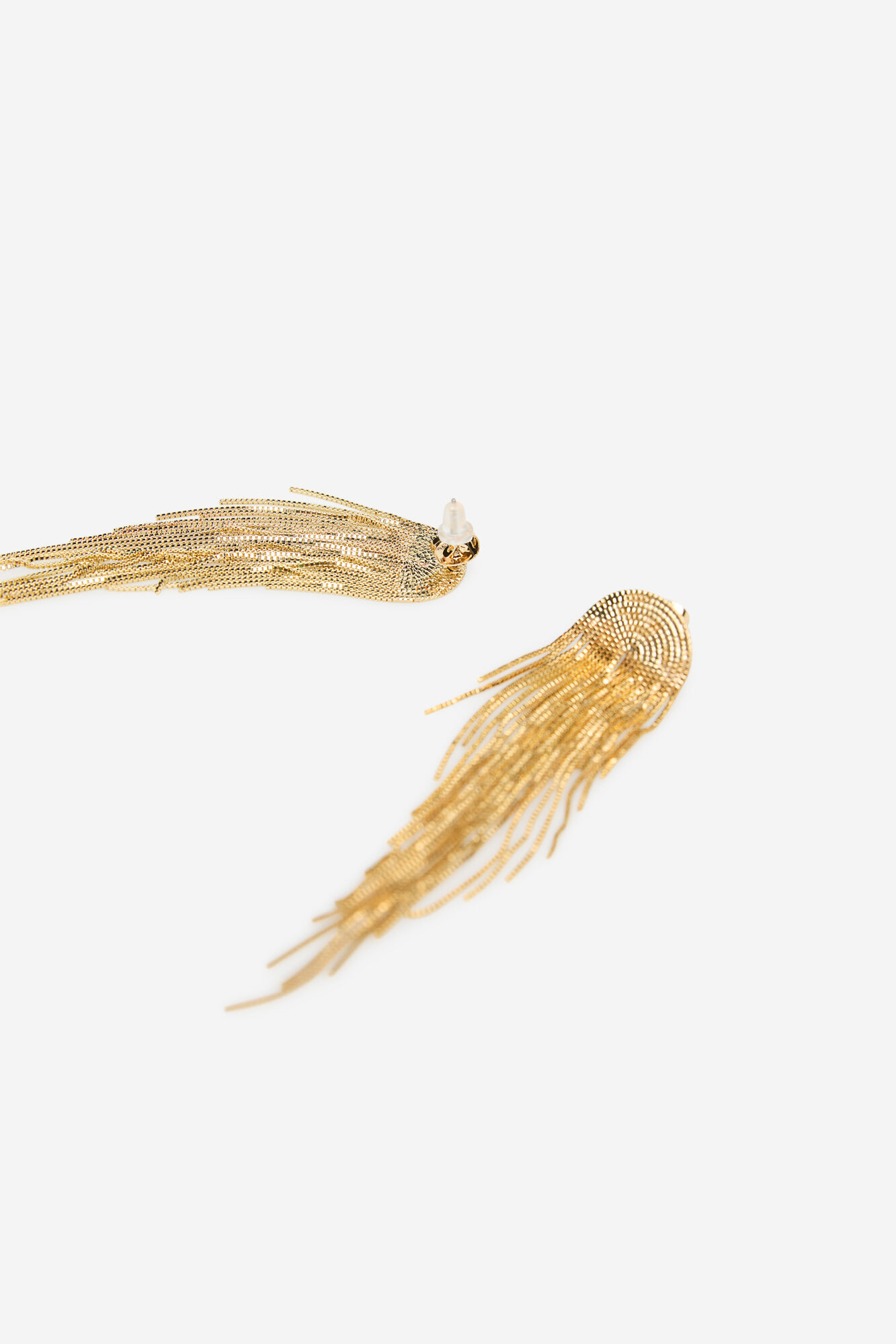 Cortefiel Fringe chain earrings