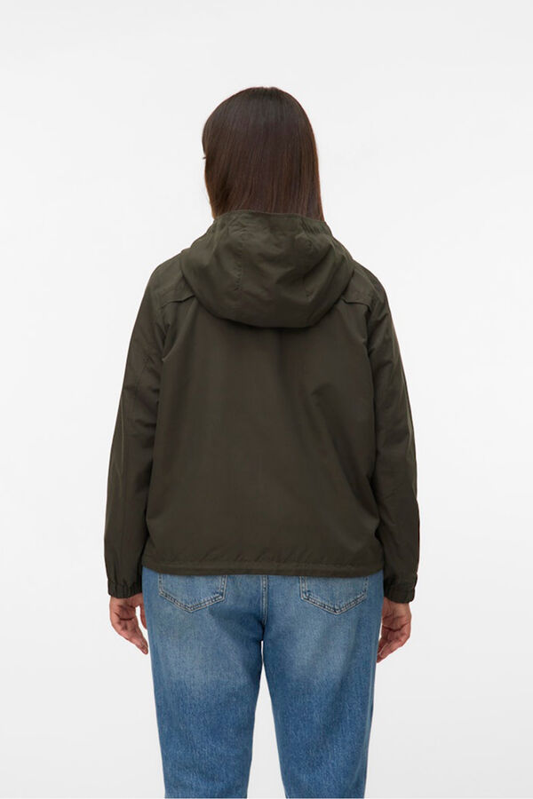 Vero Moda Curve Parka curta com capuz plus size Verde