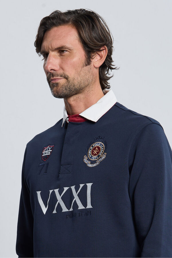 Valecuatro Escudo azul marinho Rugby Valecuatro Azul