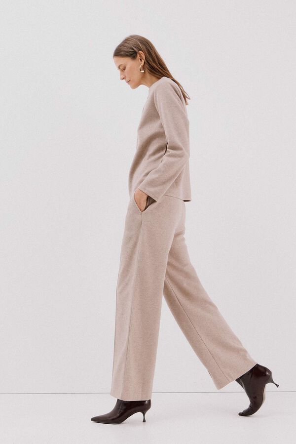 Cortefiel Comfort pants Beige