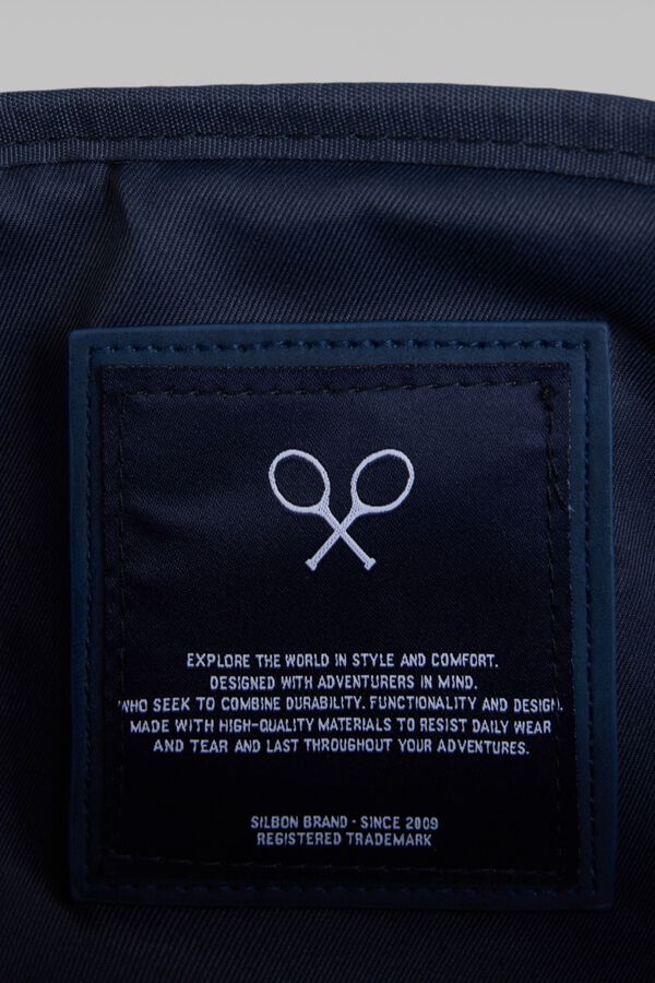 Silbon Neceser detalle piel Azul marino