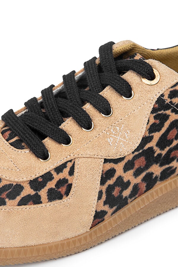 Popa Zapatilla Imperial Leopardo Negro Negro