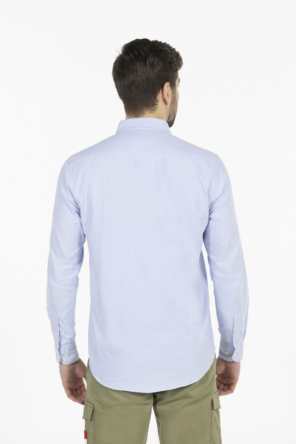 Cortefiel Camisa basic pintpoint Azul
