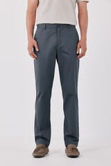 Cortefiel Print regular chinos Dark grey
