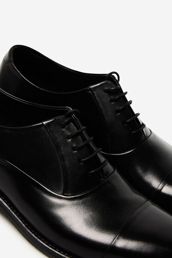 Cortefiel Lace-up dress shoe Black