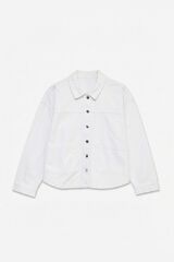 Vero Moda Cazadora vaquera de mujer corte recto Blanco