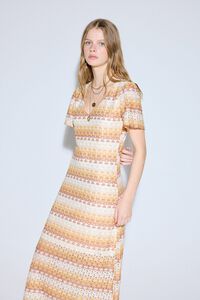 Slowlove Vestido estruturado multicolor