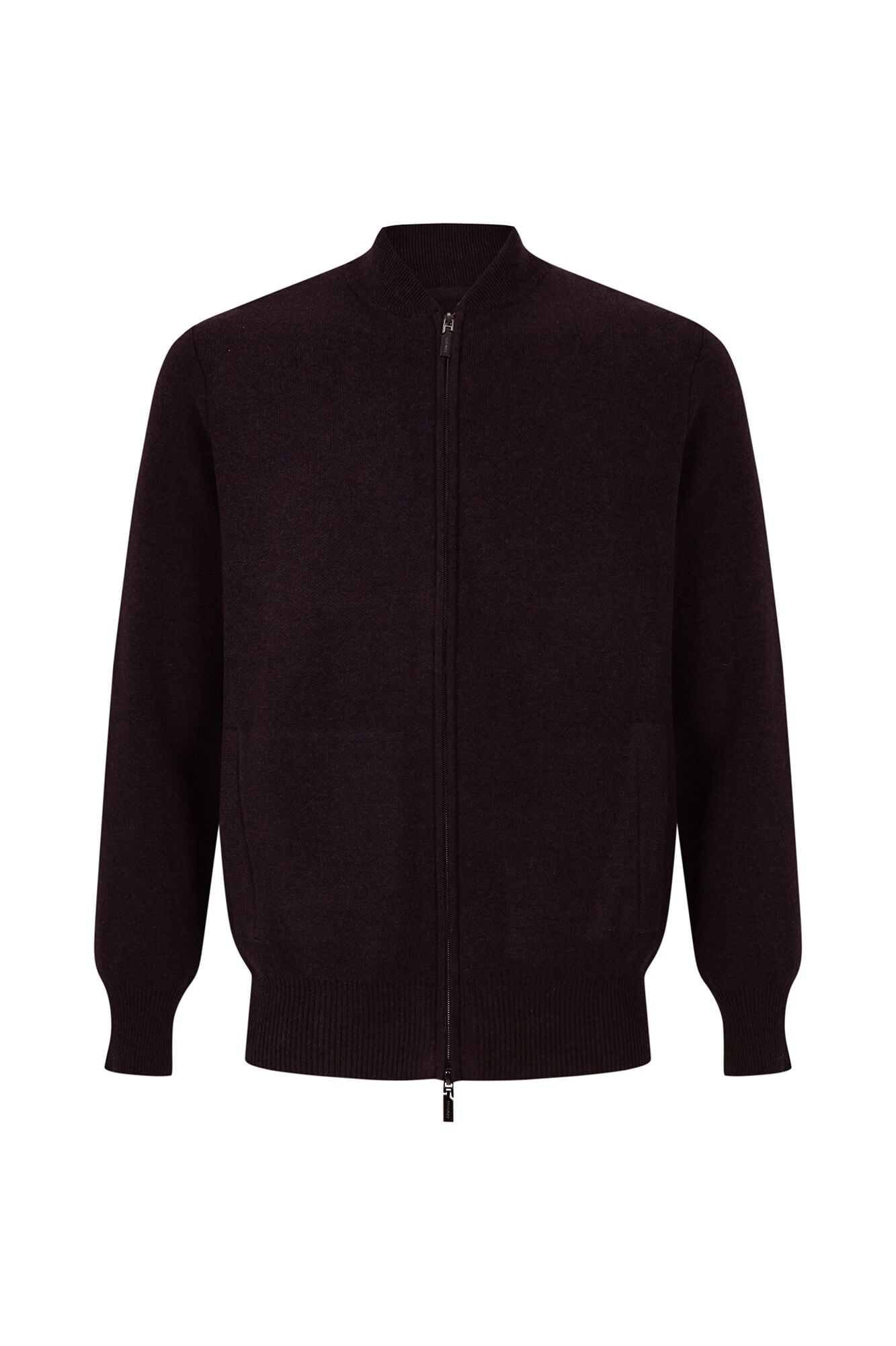 Cortefiel Cotton zip fastening bomber cardigan