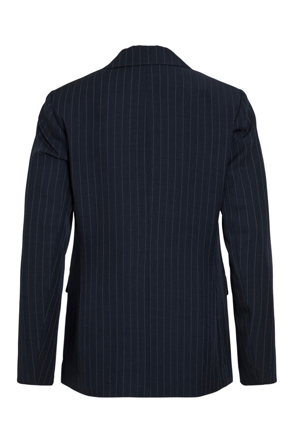 Vila Blazer abotoado Azul