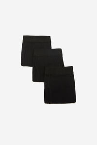 Cortefiel Pack of three jersey-knit boxers  Black