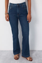 Cortefiel Jeans Bootcut Blue