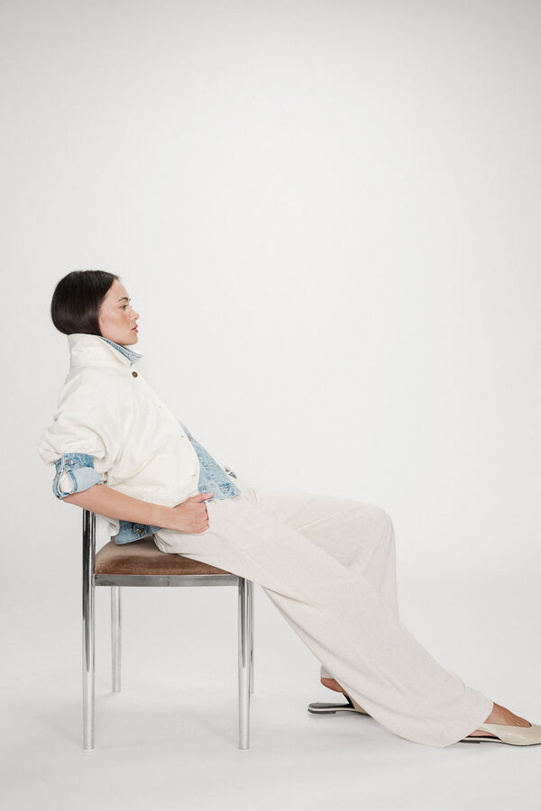 Grace & Mila Cal&ccedil;a reta Raven Tostado