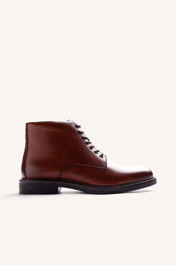 Gioseppo Botins de pele Castanho