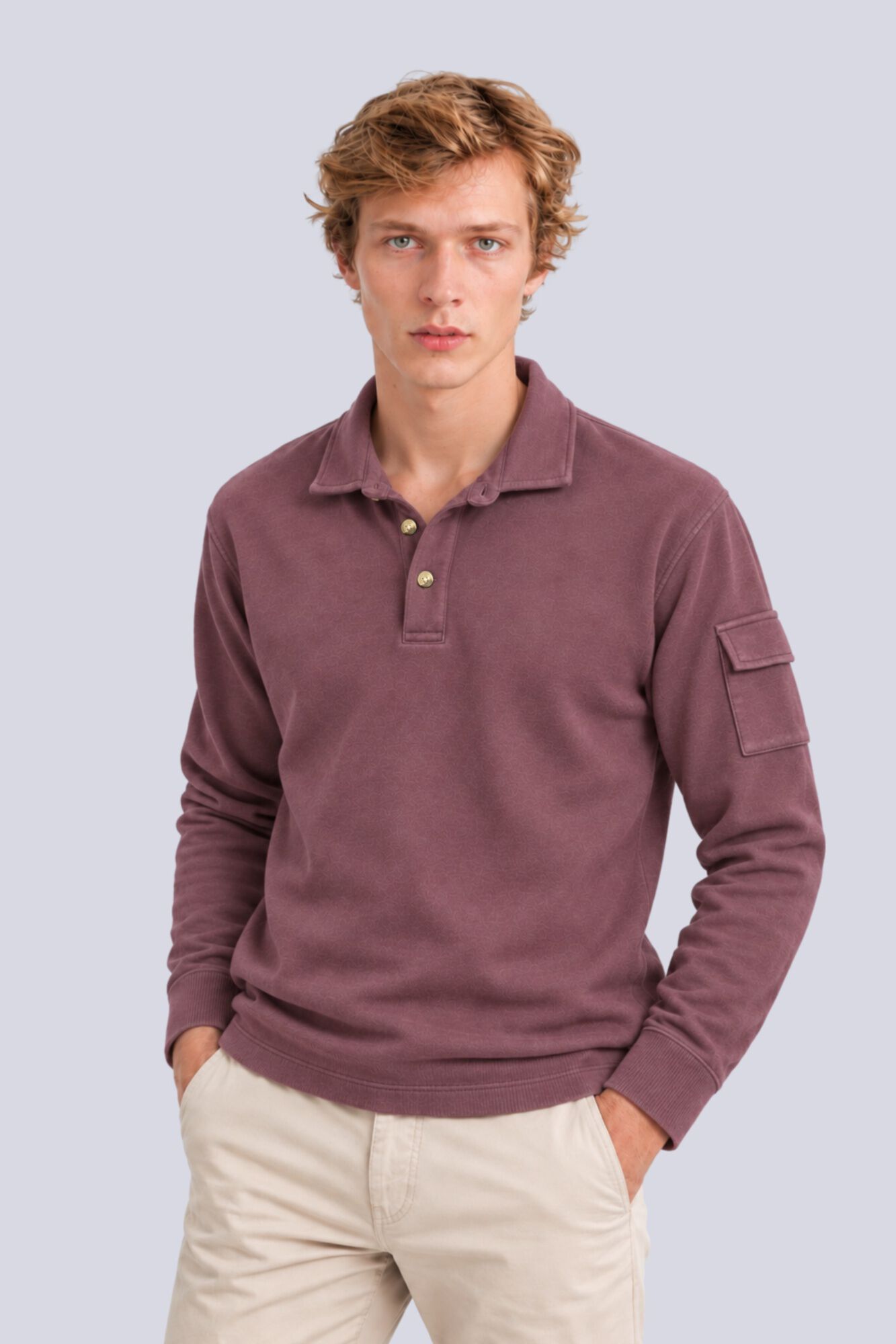 Cloking Sweatshirt Polo Bolso