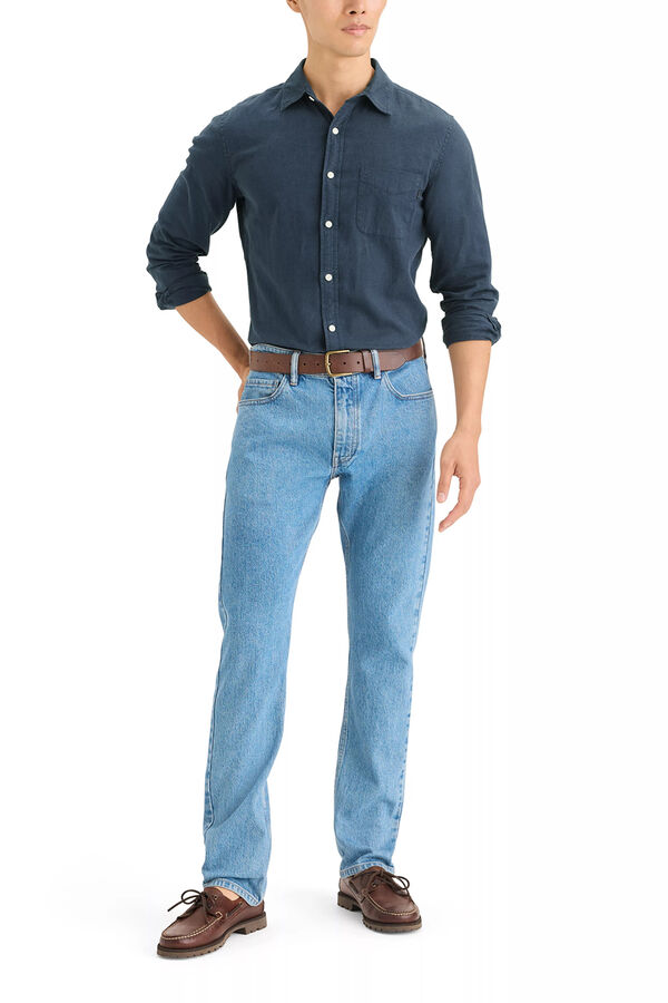 Dockers Camisa de popelina Azul
