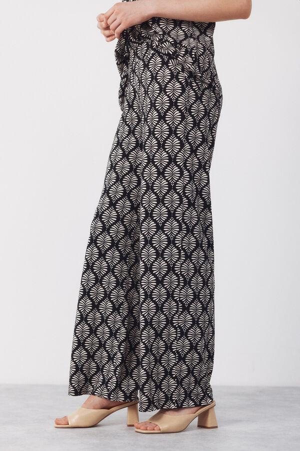 Cortefiel Jersey-knit trousers Multicolour