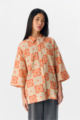 Object Printed short sleeve shirt Grey