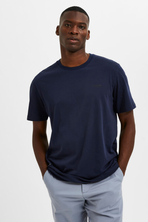 Cortefiel T-shirt Regular Fit Azul