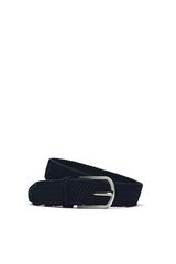 Selected Elastic belt with buckle fastening Navy