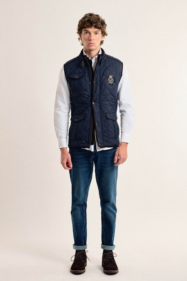 Valecuatro Colete husky azul marinho Valecuatro Azul