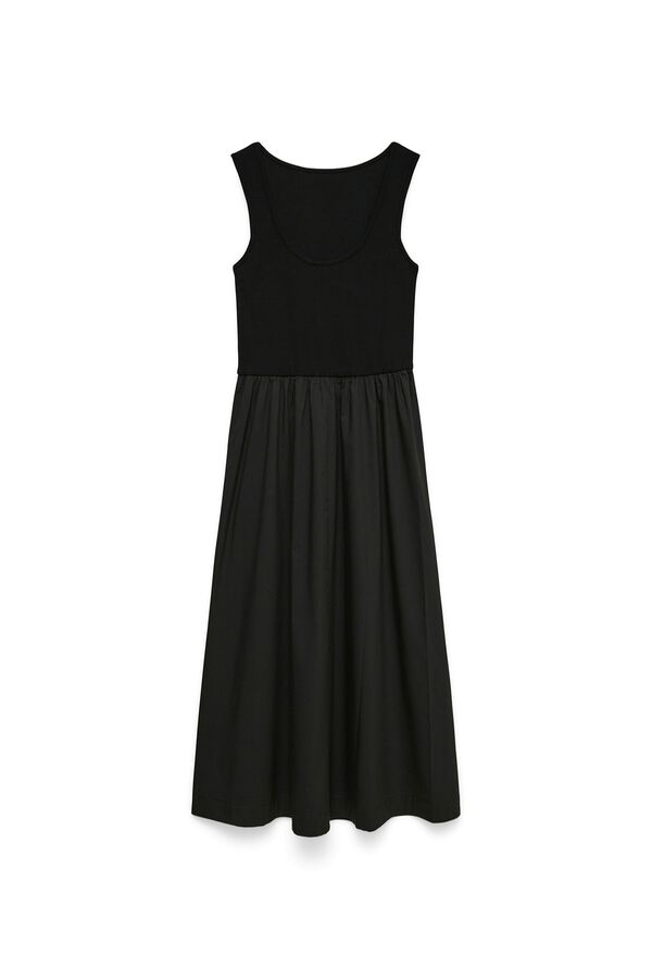 Vero Moda Vestido midi sem mangas Preto