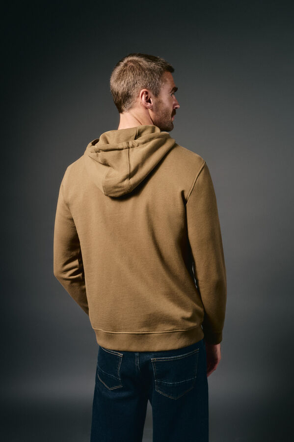 OOTO Sweatshirt com capuz Castanho
