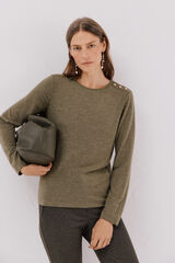 Cortefiel buttons box shirt Green