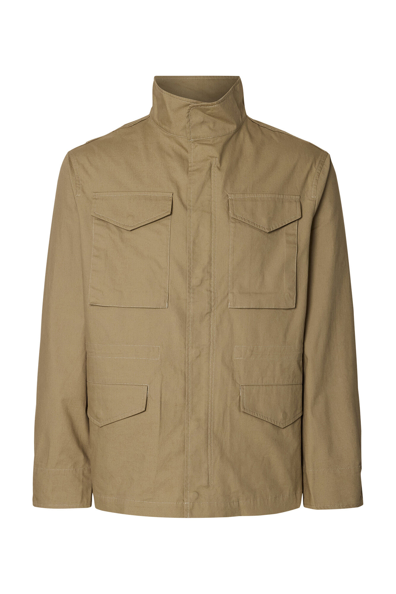 Selected Parka de homem fecho-&eacute;clair