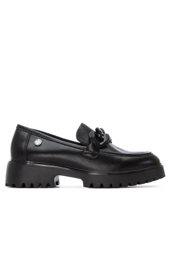XTI Mocasín de mujer Negro