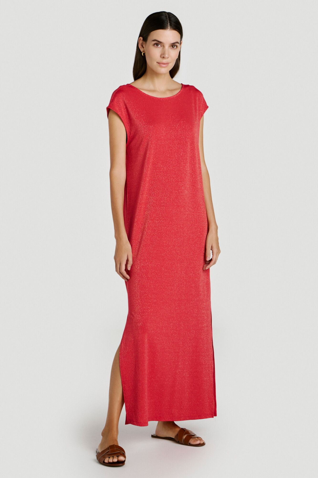 Vila Lurex long dress