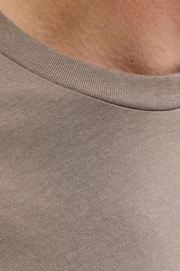 Jack & Jones Cotton logo T-shirt Grey