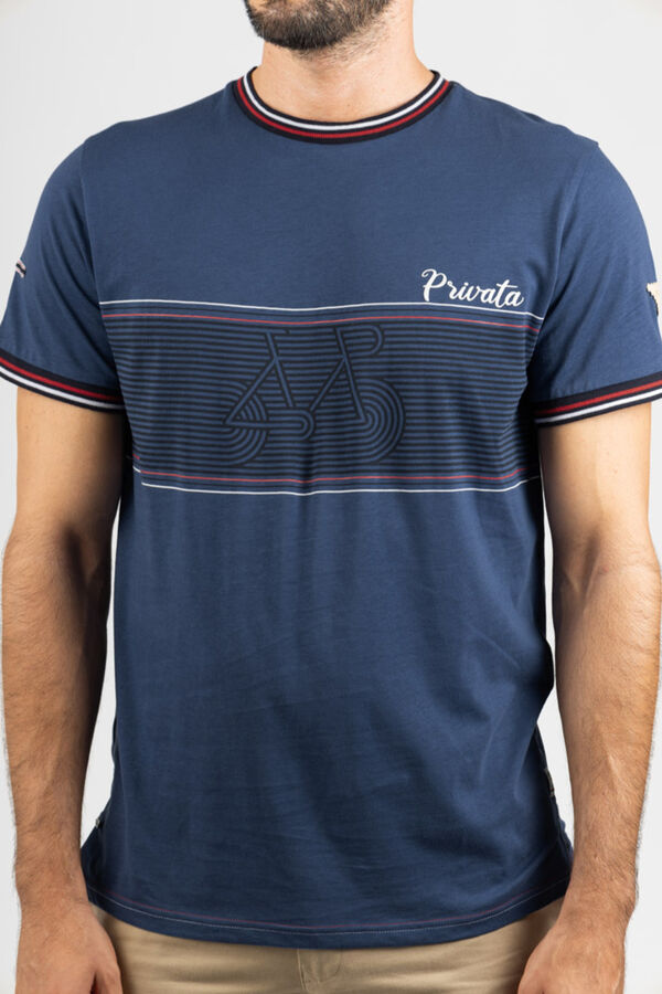 Privata Short sleeve T-shirt Navy