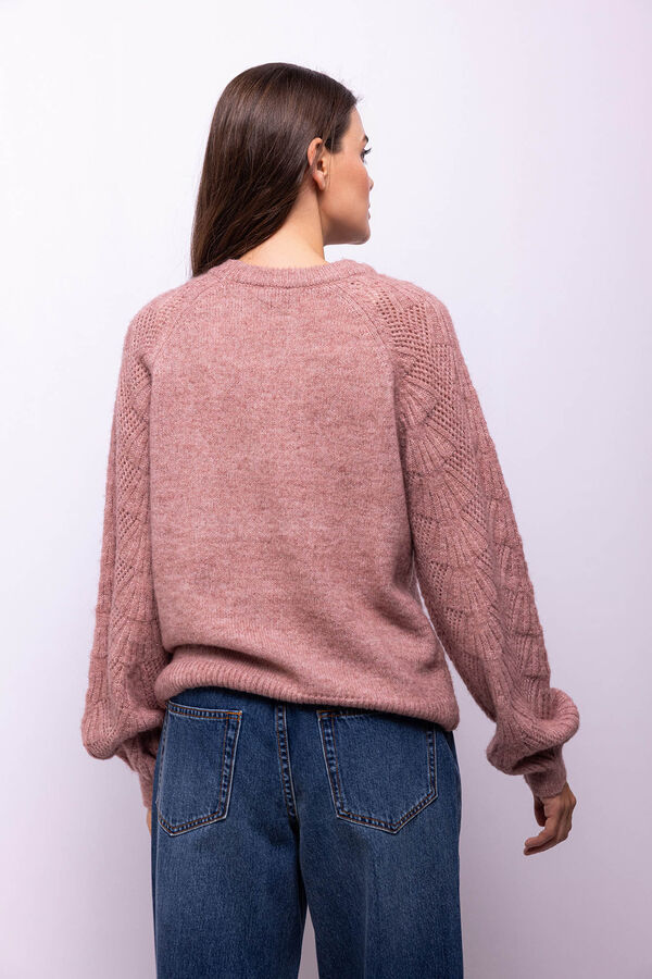Object Camisola malha Roxo