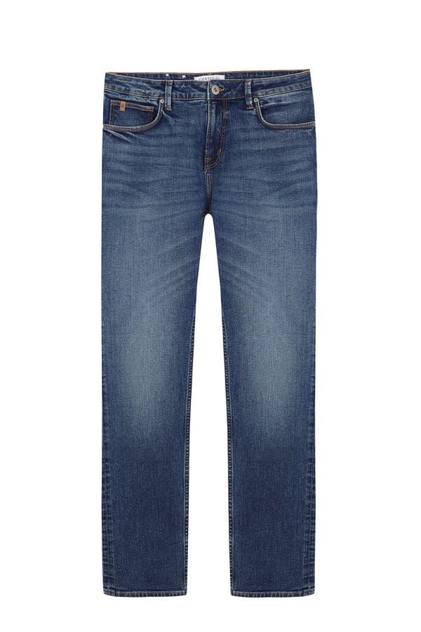 Cortefiel Slim fit jeans Blue