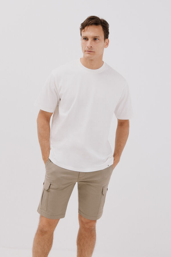Cortefiel Basic T-shirt White