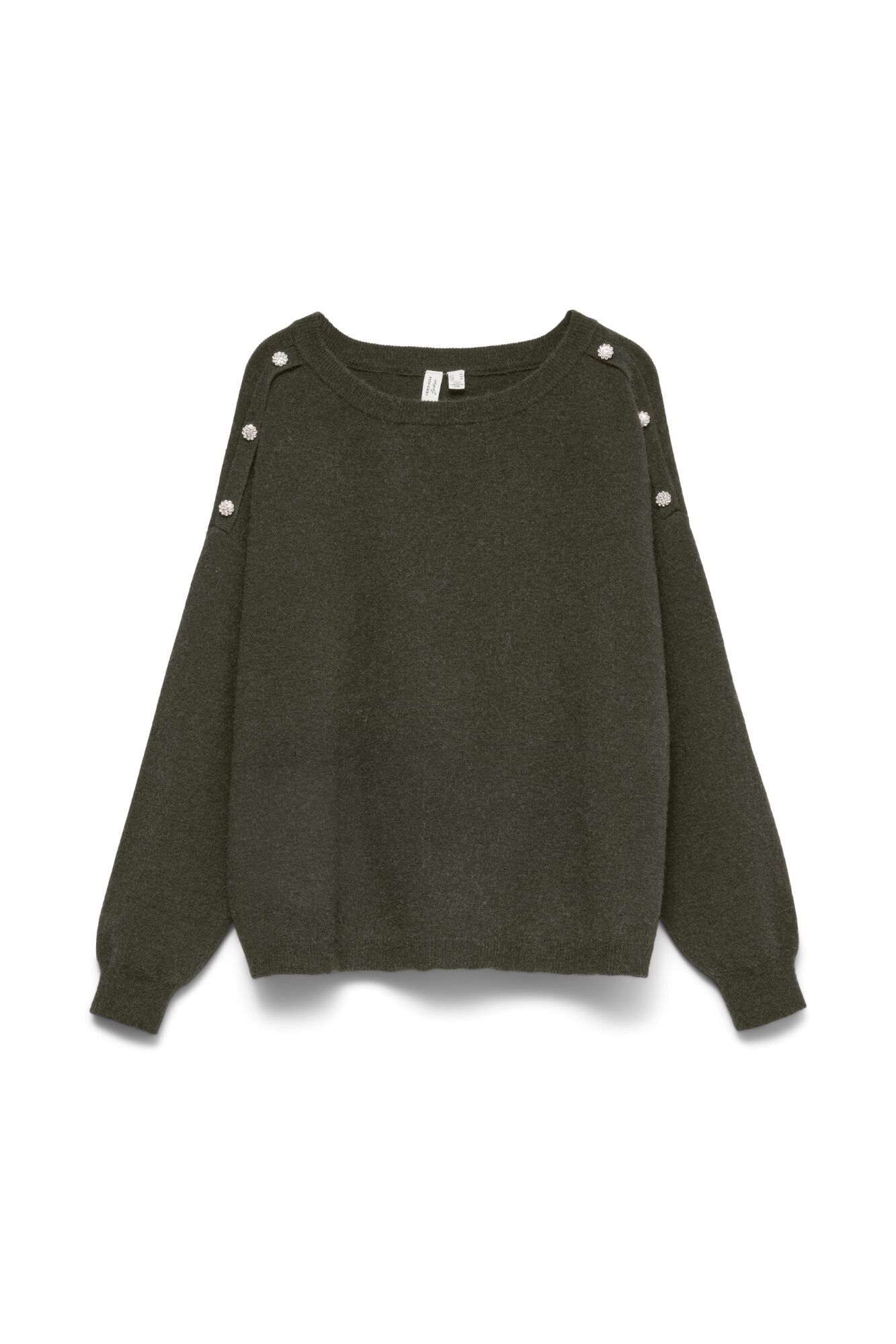 Vero Moda Camisola com decote barco e joia
