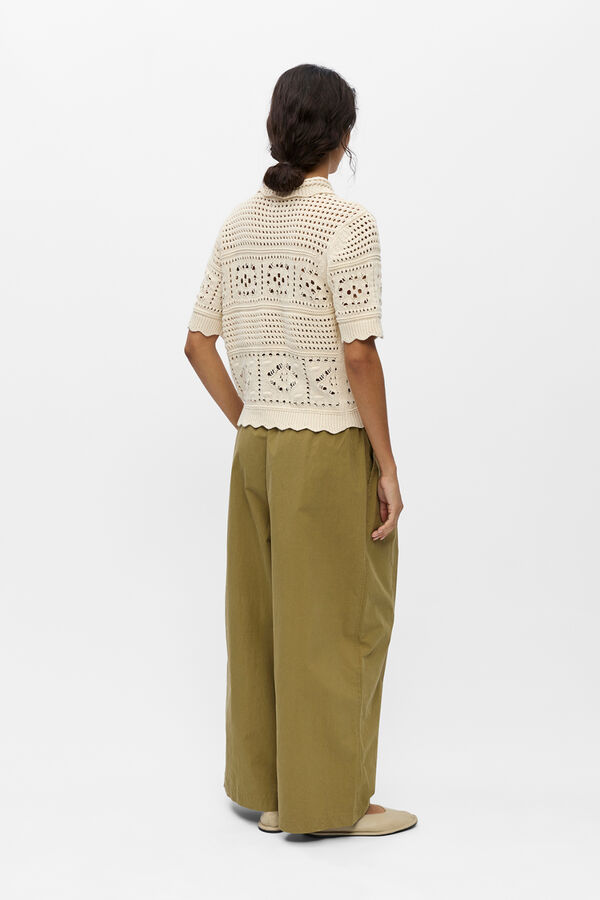 Object Top punto crochet Beige