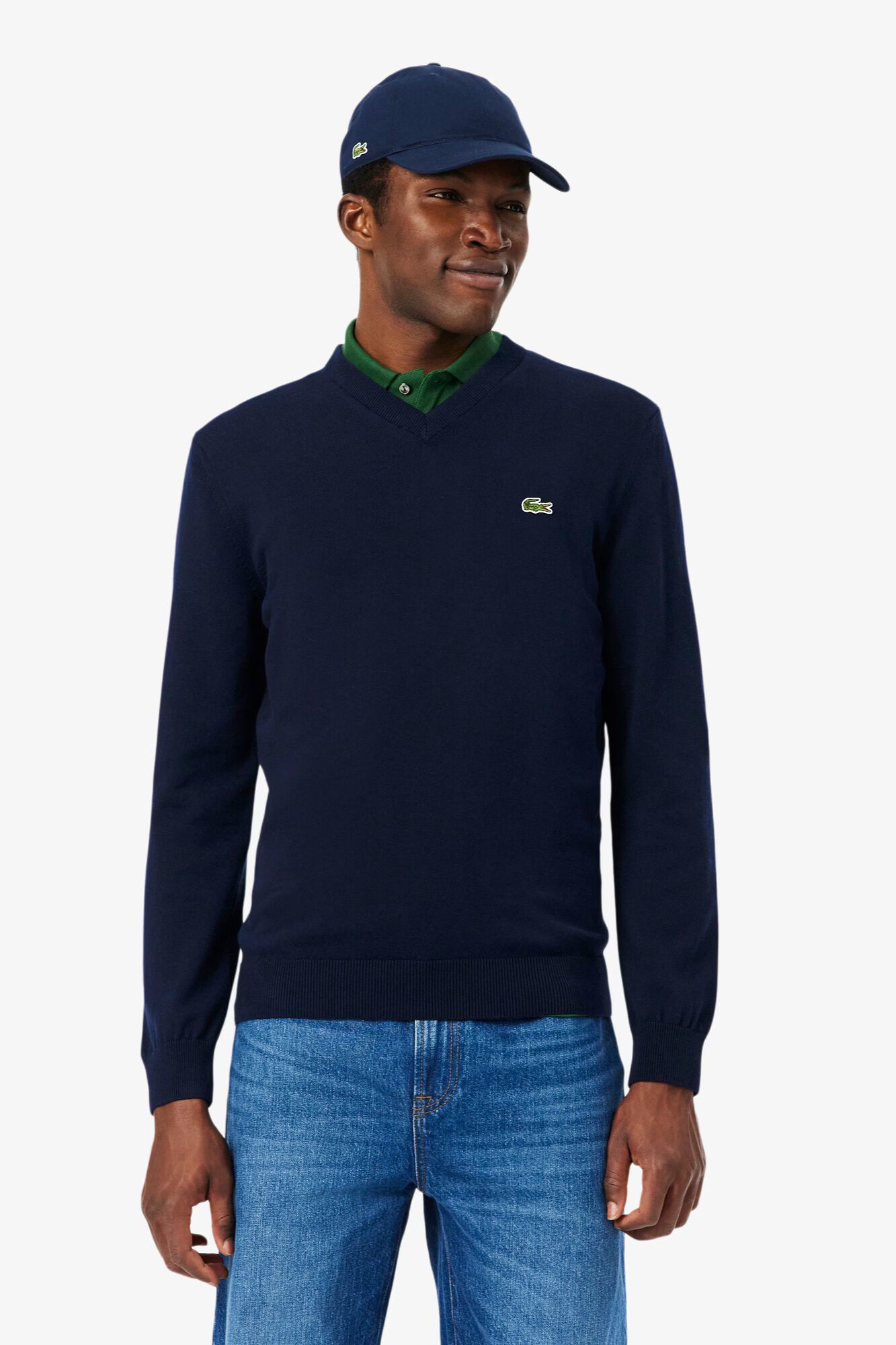 Lacoste Camisola gola em bico