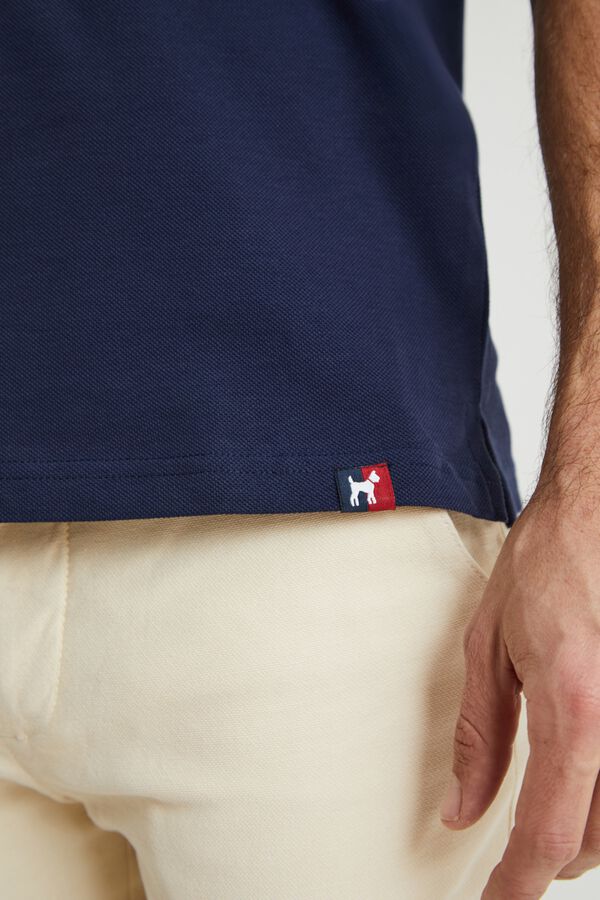 Williot Polo Garment Dyed Azul