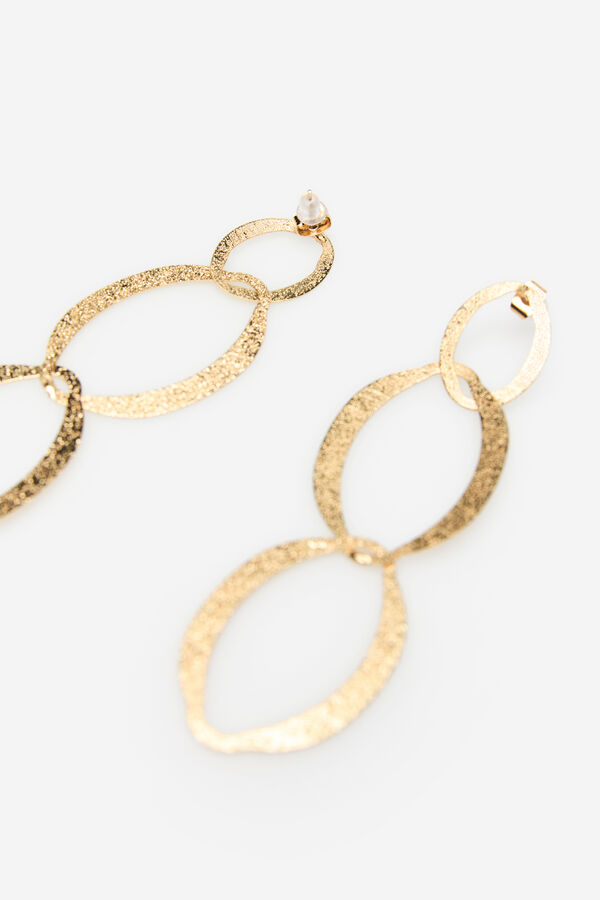 Cortefiel Pendientes cascada Dorado