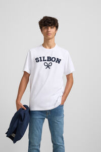 Silbon Camiseta raquete Silbon meia